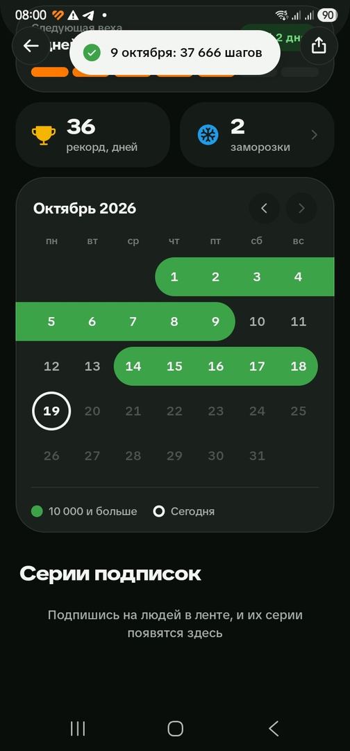 🔥 4,73 млн шагов — 3 544 км за спиной, но движение продолжа…