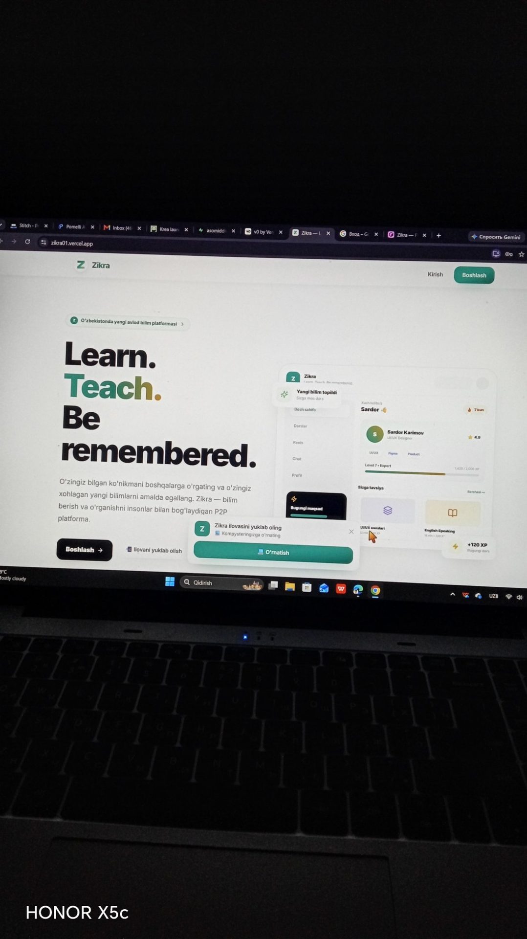 Zikra01.vercel.app bepul bilim sen menga orgat, men senga o…