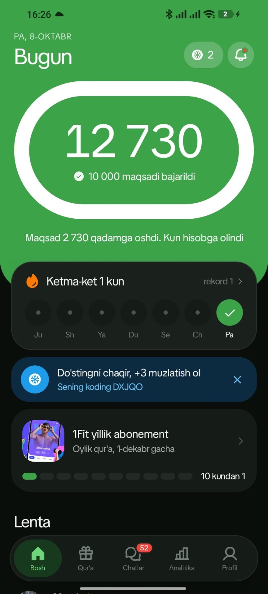 menda bittasi qoʻzgʻalda bittasi esa qurulma oʻzining hisob…