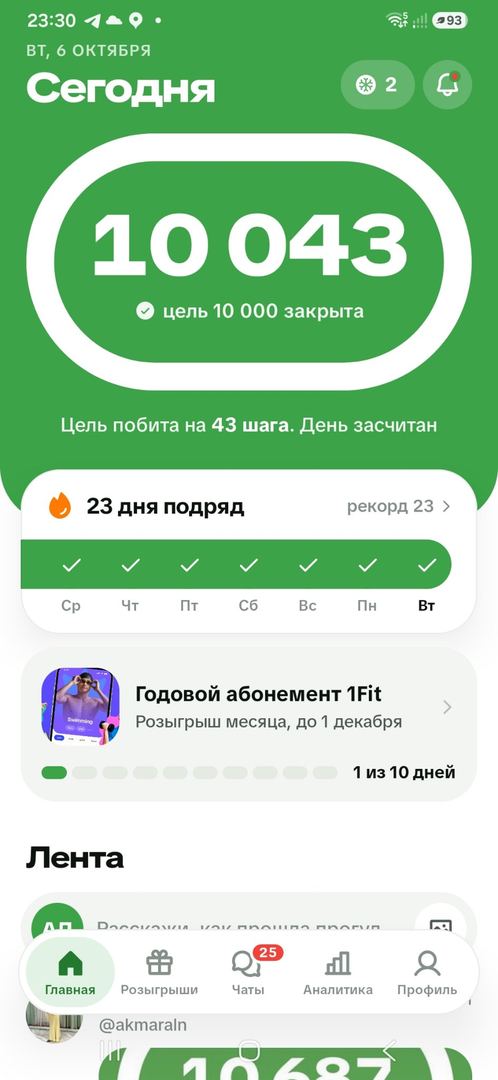 Цель на сегодня побита!