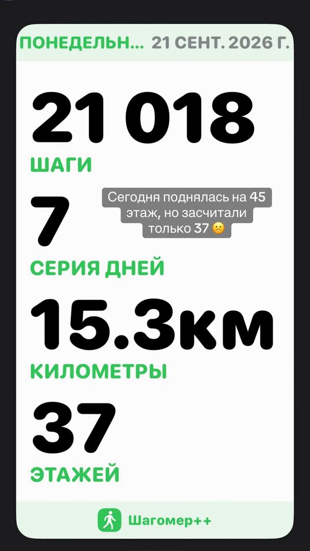Результат за 7 дней 😍